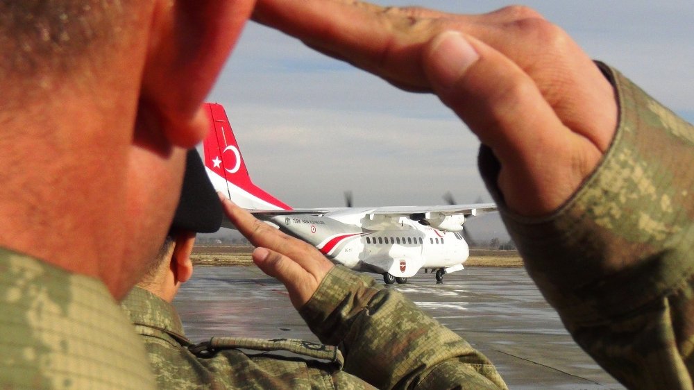 2 askerin naaşı memleketlerine uğurlandı