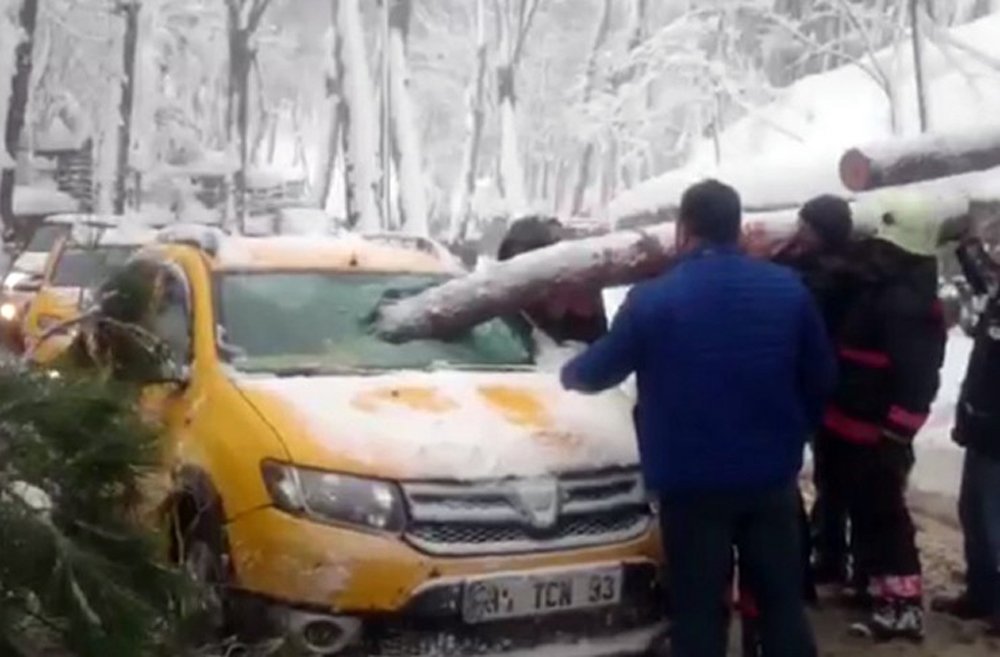 Taksici ölümden döndü
