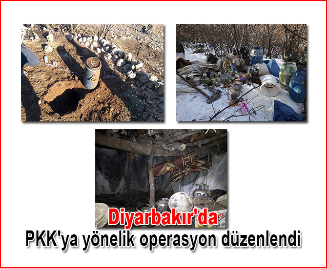 Diyarbakır'da PKK'ya yönelik operasyon düzenlendi