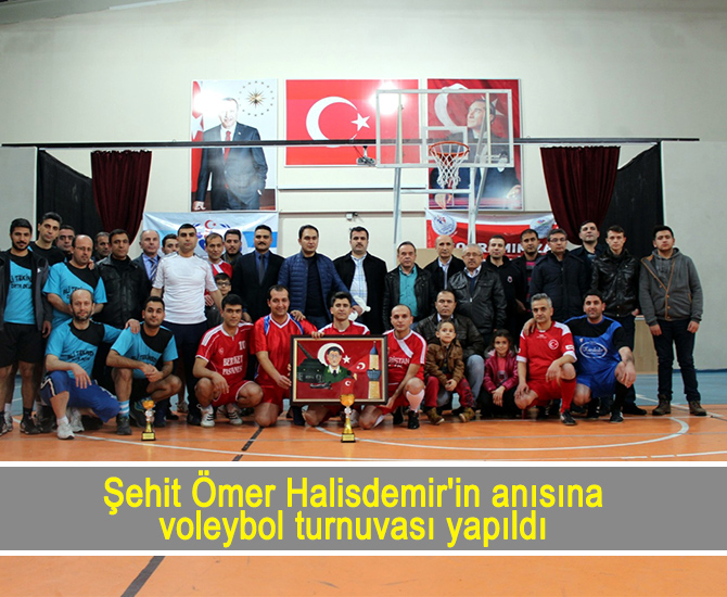 Şehit Ömer Halisdemir'in anısına voleybol turnuvası yapıldı