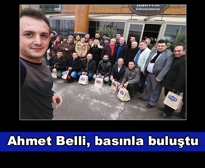 Ahmet Belli, basınla buluştu