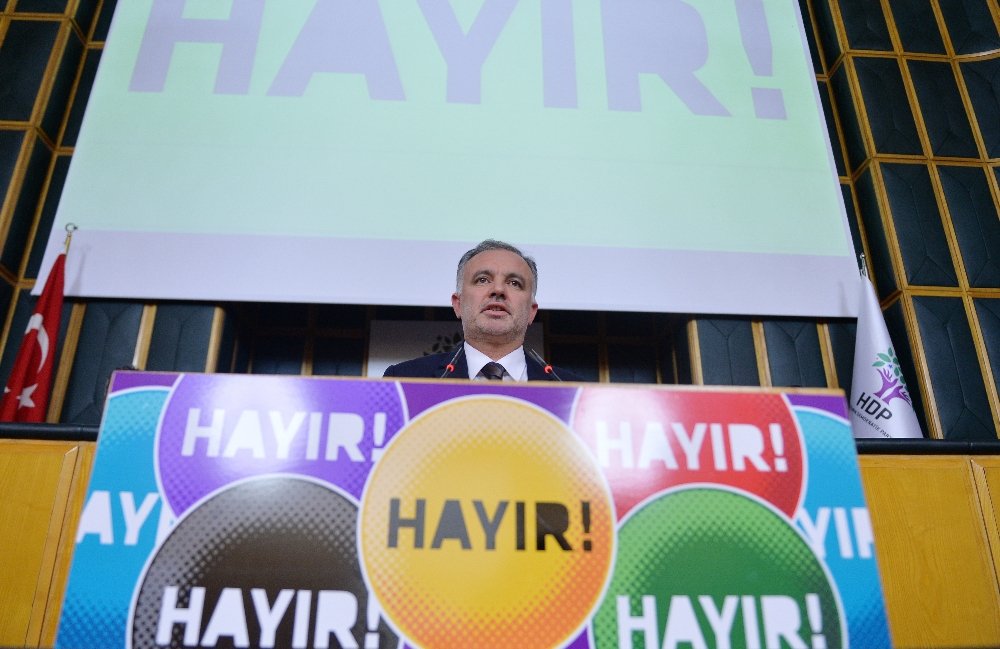 HDP Grubu "anayasa değişikliğine hayır" dedi