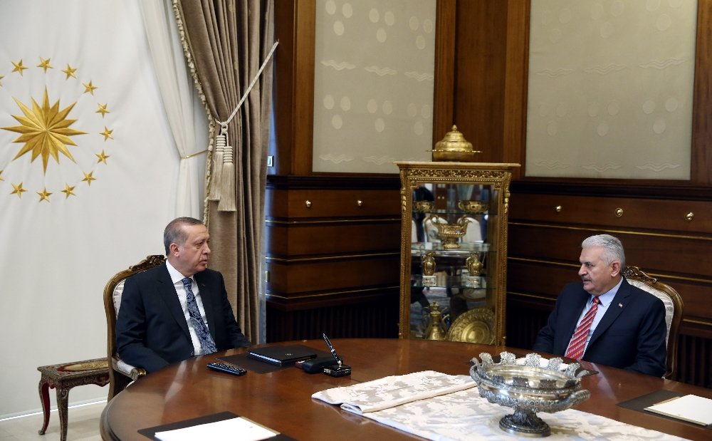 Erdoğan, Başbakan Yıldırım’ı kabul etti
