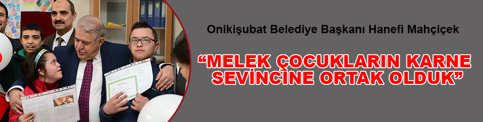 “Melek çocukların karne sevincine ortak olduk”