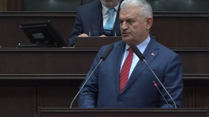 Yıldırım’dan parti grubuna teşekkür konuşması