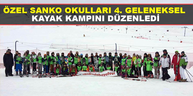 Özel Sanko Okulları 4. geleneksel kayak kampını düzenledi