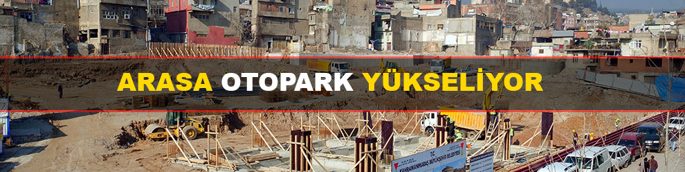Arasa otopark yükseliyor