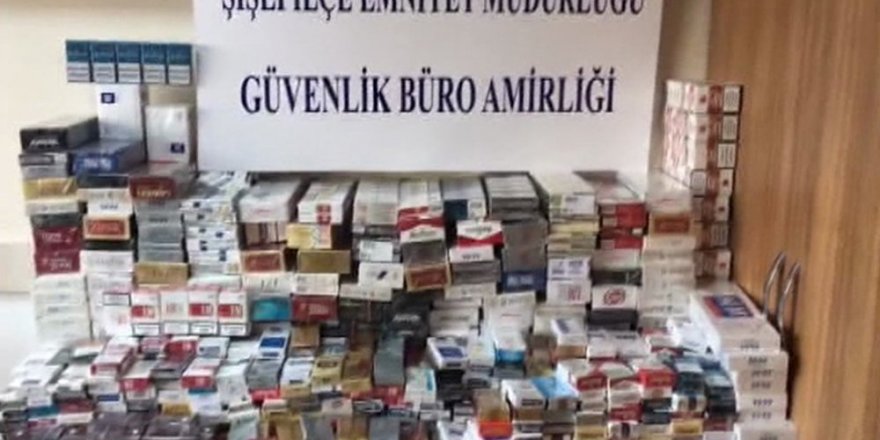 İstanbul’da 3 bin 450 paket kaçak sigara ele geçirildi