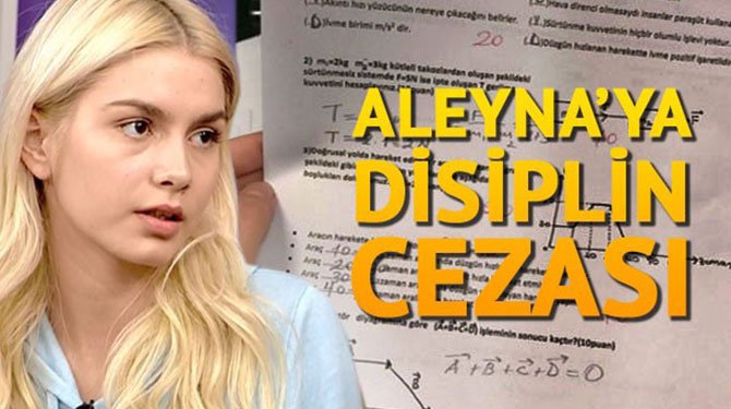 Aleyna Tilki'nin disiplin cezası alma nedeni şaşırttı