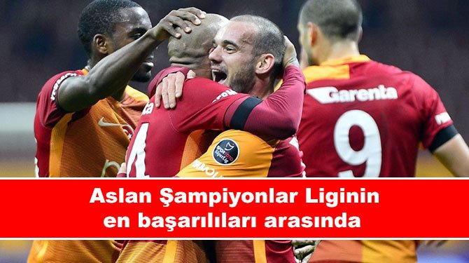 Aslan Şampiyonlar Liginin en başarılıları arasında