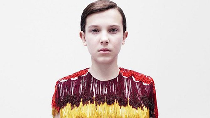 12 yaşında reklam yüzü oldu