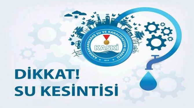 Pazar günü 60 mahallede sular kesilecek