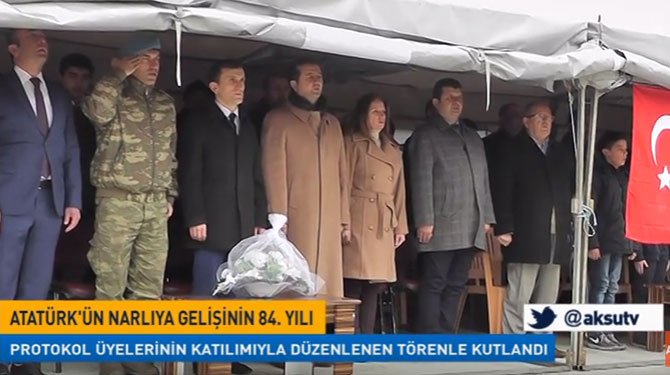 Atatürk'ün Narlıya Gelişinin 84. Yılı Törenlerle Kutlandı