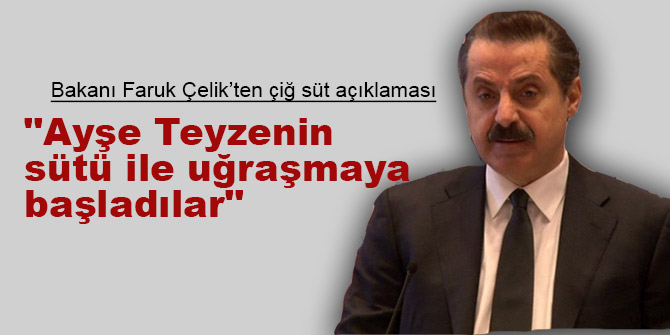 "Ayşe Teyzenin sütü ile uğraşmaya başladılar"