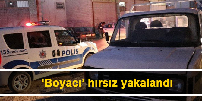 ’Boyacı’ hırsız yakalandı