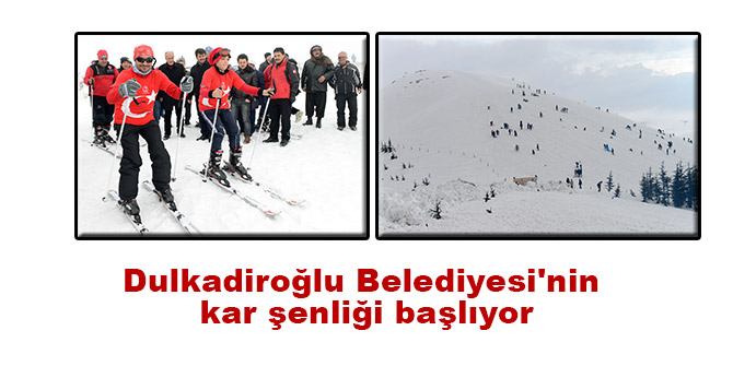 Dulkadiroğlu Belediyesi'nin kar şenliği başlıyor