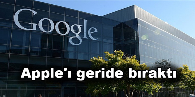 Apple'ı geride bıraktı