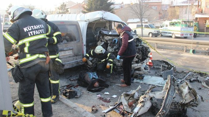 Kütahya’da feci kaza;1 kişi öldü
