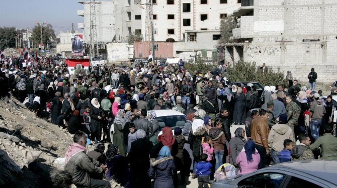 Suriyeliler dönüş için toplandı
