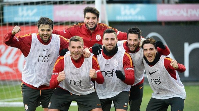 Galatasaray Kayserispor maçına hazırlık yapıyor