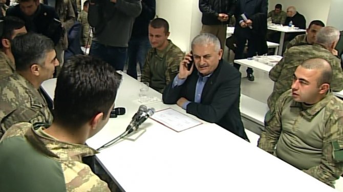 Başbakan ile yemek yiyen o asker şehit oldu