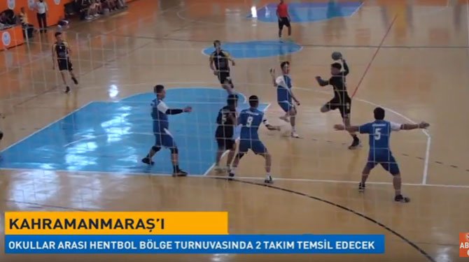 Kahramanmaraş’ı Okullar Arası Hentbol Bölge Turnuvasında 2 Takım Temsil Edecek