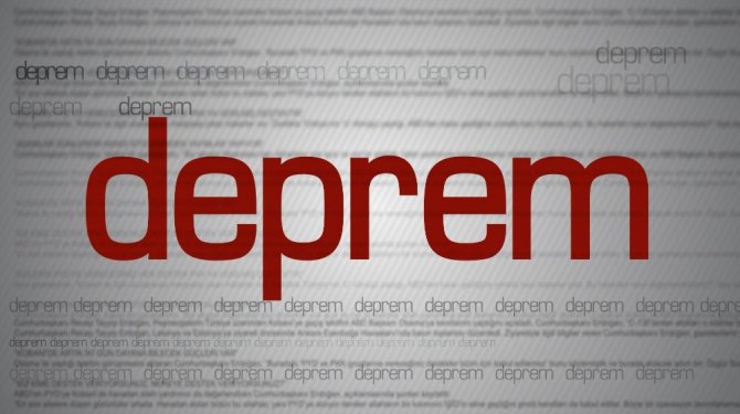 Çanakkale'de yine deprem