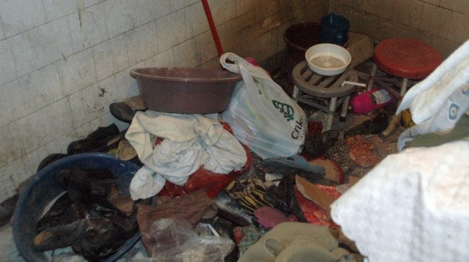 Eve girince şaşkına döndüler