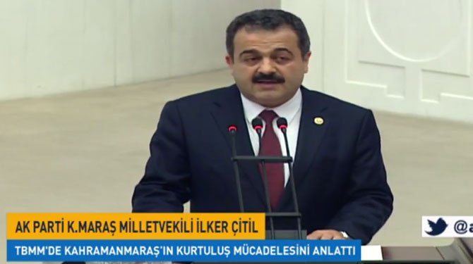 İlker Çitil K.Maraş’ın Kurtuluşunun 97. Yıl Dönümü Nedeniyle TBMM’de Konuştu.