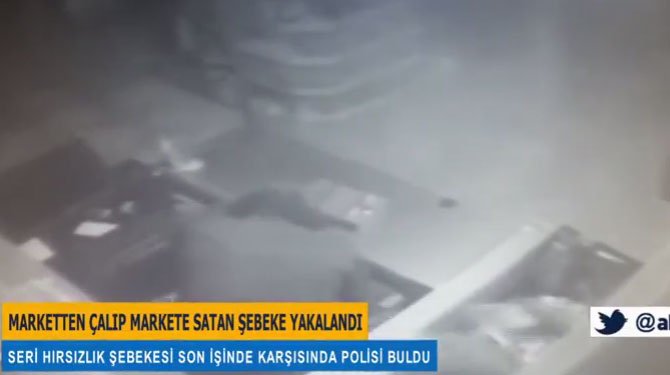 Marketten Çalıp Markete Satan Şebeke Yakalandı
