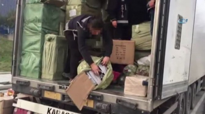 6 milyon TL’lik kaçakçılık operasyonu