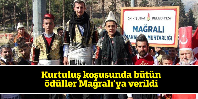 Kurtuluş koşusunda bütün ödüller Mağralı’ya