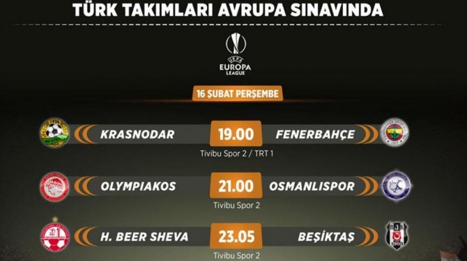 UEFA Avrupa Ligi'nde perde açılıyor