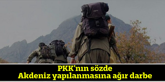PKK'nın sözde Akdeniz yapılanmasına ağır darbe