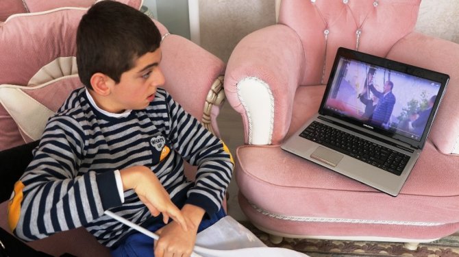 Tam bir Cumhurbaşkanı Erdoğan hayranı!