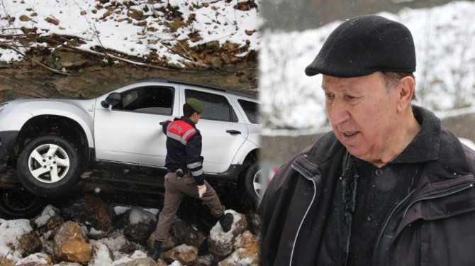 Dereye uçan araçtan sağ çıktılar