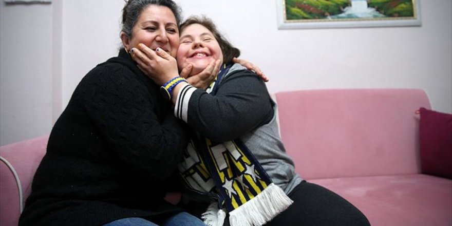 Down sendromlu Serap 'koruyucu annesi'nin meleği oldu