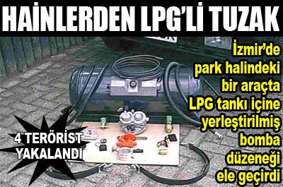 İzmirde 4 terörist yakalandı