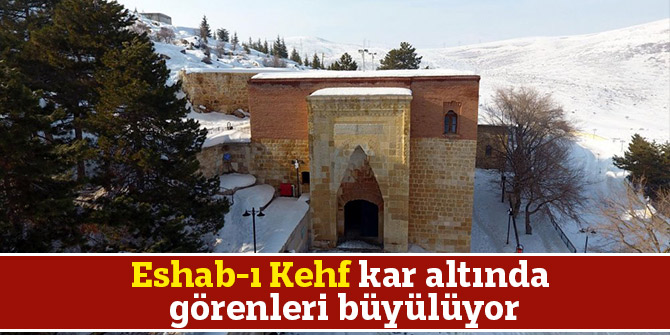 Eshab-ı Kehf kar altında görenleri büyülüyor