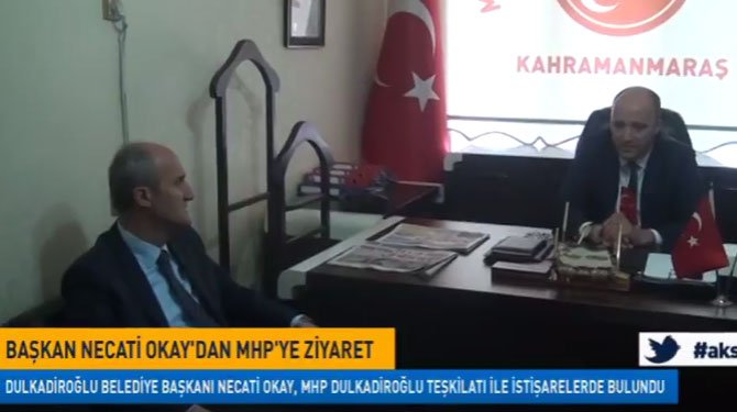 Başkan Necati Okay'dan Mhp'ye Ziyaret