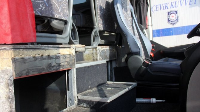 108 kilo eroin yolcu otobüsünden çıktı