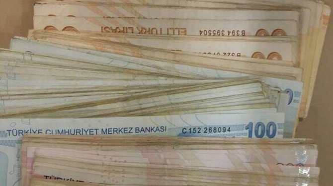 Markette 13 bin TL’sini unuttu