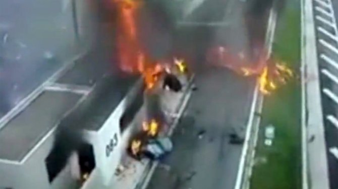 Korkunç kaza dehşet saçtı !