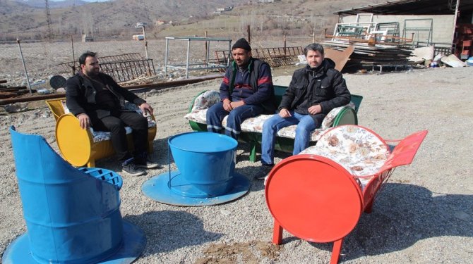 Atık varilleri internet üzerinden satmaya başladı