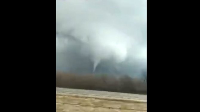 Dev hortum  böyle görüntülendi