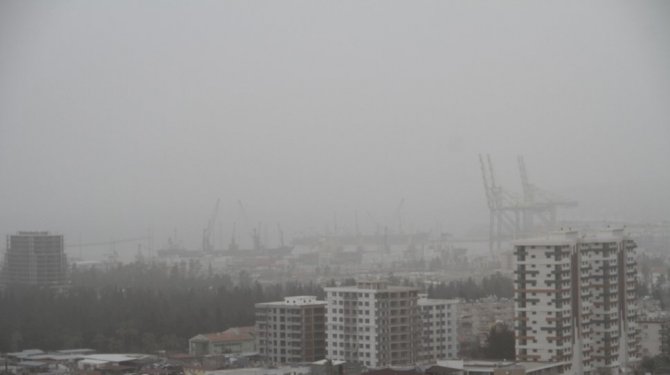 İskenderun toz bulutları korkutuyor
