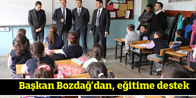 Başkan Bozdağ’dan, eğitime destek