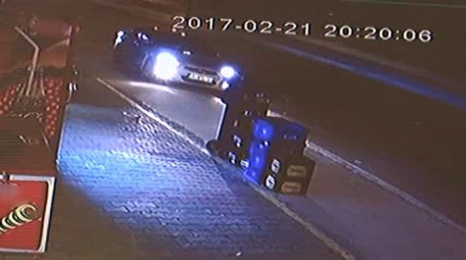 Hırsız, sürücünün hatasını affetmedi