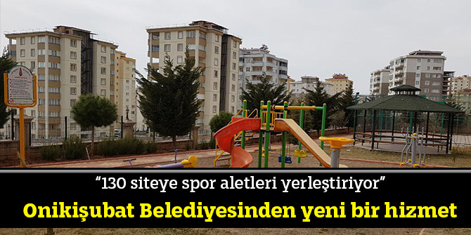 Onikişubat Belediyesinden yeni bir hizmet