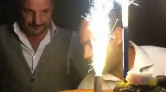 Katilinin doğum gününü böyle kutlamış